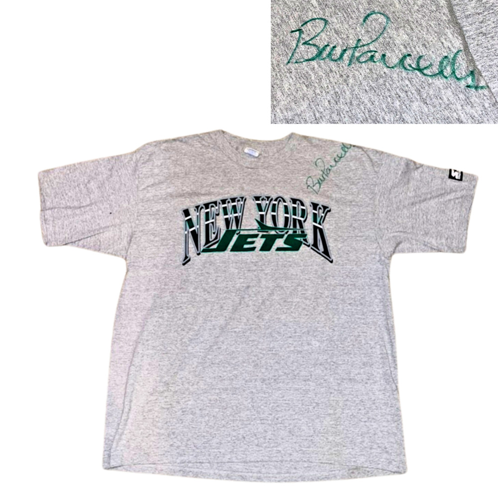 New York Jets Starter T Shirt XL Bill Parcells Signed Auto USA Rare NFL Vintage - Picture 3 of 12